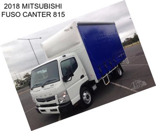 2018 MITSUBISHI FUSO CANTER 815