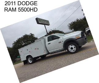 2011 DODGE RAM 5500HD
