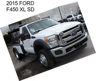 2015 FORD F450 XL SD