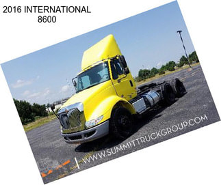 2016 INTERNATIONAL 8600