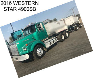 2016 WESTERN STAR 4900SB