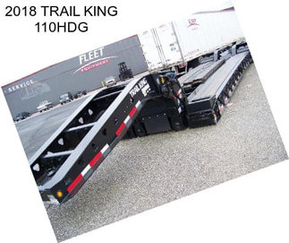 2018 TRAIL KING 110HDG