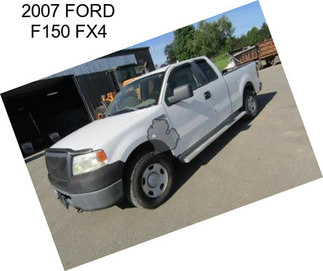 2007 FORD F150 FX4