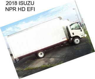 2018 ISUZU NPR HD EFI