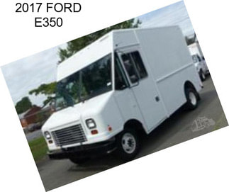 2017 FORD E350