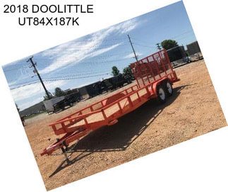 2018 DOOLITTLE UT84X187K