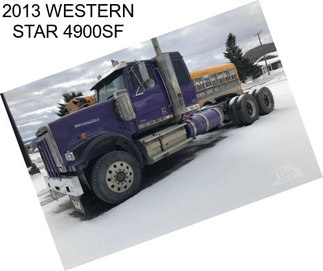 2013 WESTERN STAR 4900SF