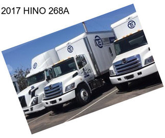 2017 HINO 268A