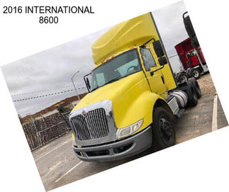 2016 INTERNATIONAL 8600