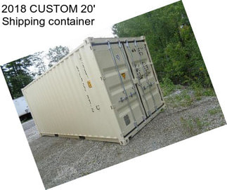 2018 CUSTOM 20\' Shipping container