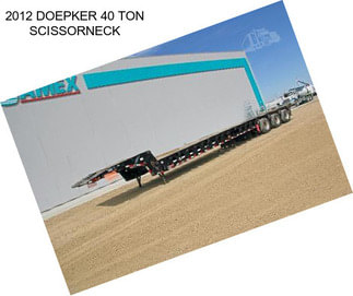 2012 DOEPKER 40 TON SCISSORNECK