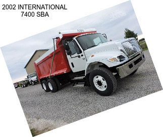 2002 INTERNATIONAL 7400 SBA