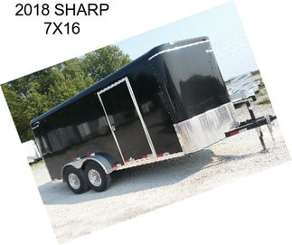 2018 SHARP 7X16