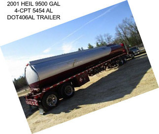 2001 HEIL 9500 GAL 4-CPT 5454 AL DOT406AL TRAILER