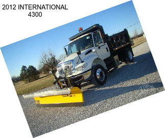 2012 INTERNATIONAL 4300