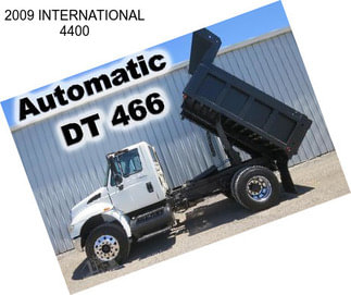 2009 INTERNATIONAL 4400