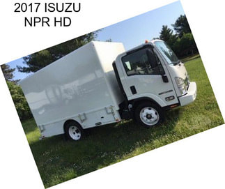 2017 ISUZU NPR HD