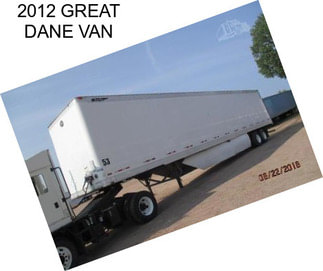 2012 GREAT DANE VAN