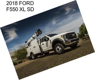 2018 FORD F550 XL SD