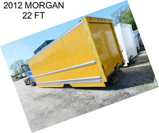 2012 MORGAN 22 FT