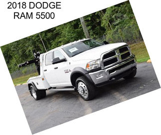 2018 DODGE RAM 5500