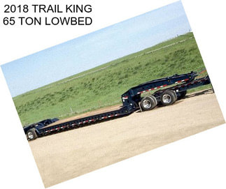 2018 TRAIL KING 65 TON LOWBED