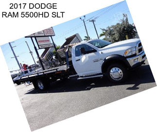 2017 DODGE RAM 5500HD SLT