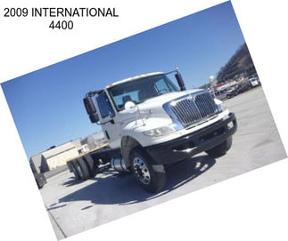 2009 INTERNATIONAL 4400