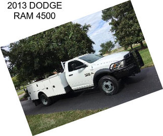 2013 DODGE RAM 4500