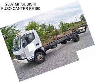 2007 MITSUBISHI FUSO CANTER FE180