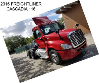 2016 FREIGHTLINER CASCADIA 116