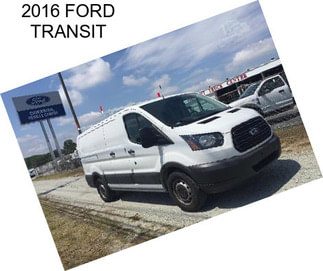 2016 FORD TRANSIT