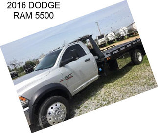 2016 DODGE RAM 5500