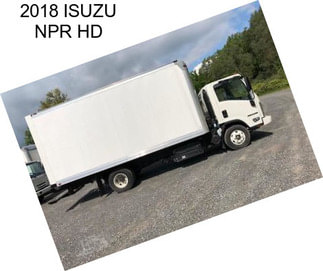 2018 ISUZU NPR HD