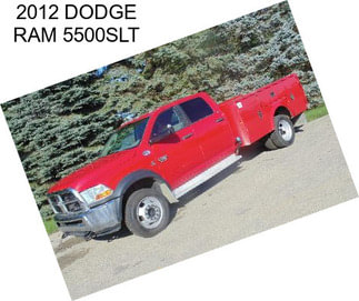 2012 DODGE RAM 5500SLT