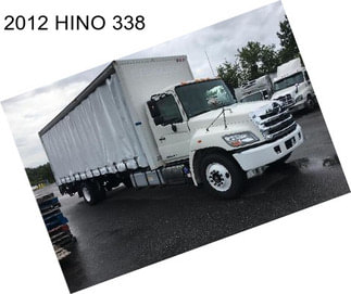 2012 HINO 338