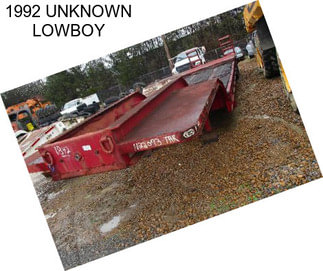 1992 UNKNOWN LOWBOY