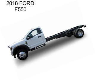 2018 FORD F550