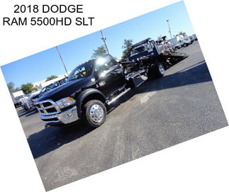 2018 DODGE RAM 5500HD SLT