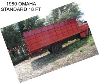 1980 OMAHA STANDARD 18 FT