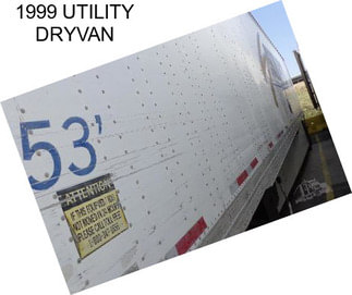 1999 UTILITY DRYVAN