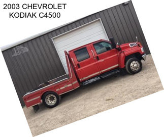 2003 CHEVROLET KODIAK C4500