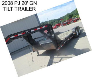 2008 PJ 20\' GN TILT TRAILER