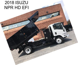 2018 ISUZU NPR HD EFI