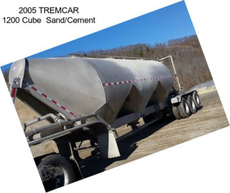 2005 TREMCAR 1200 Cube  Sand/Cement