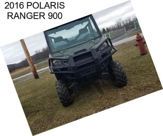 2016 POLARIS RANGER 900