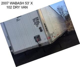 2007 WABASH 53\' X 102\