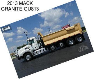 2013 MACK GRANITE GU813