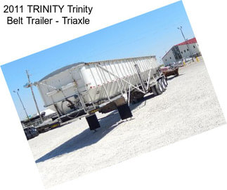 2011 TRINITY Trinity Belt Trailer - Triaxle