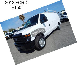 2012 FORD E150